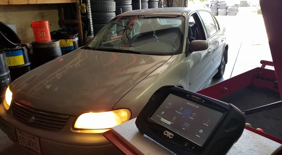 scanning a car with code reader